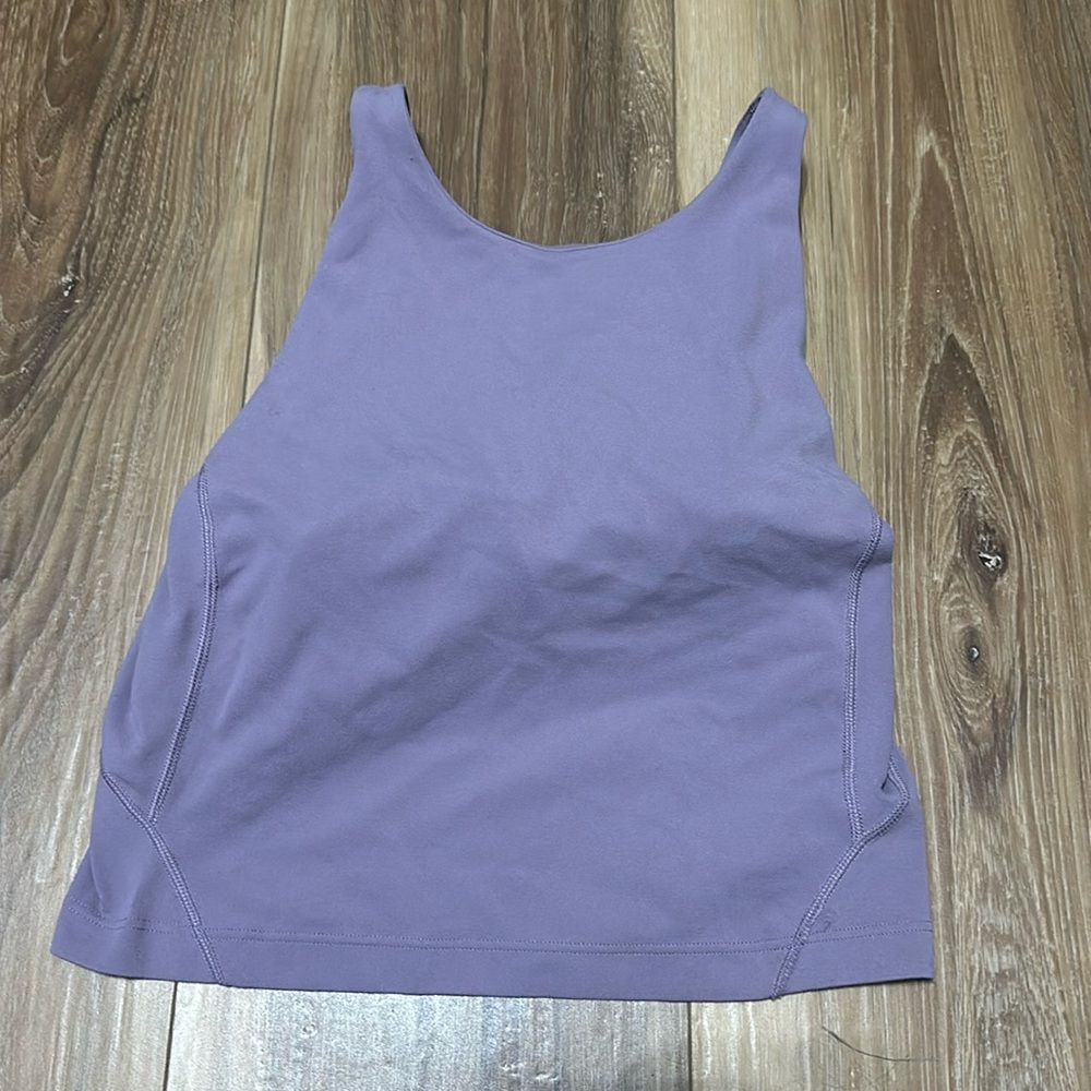 lululemon Align Tank High Neck Light Purple Size 4